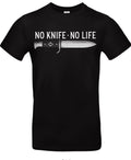 No Knife No Life T-Hemd