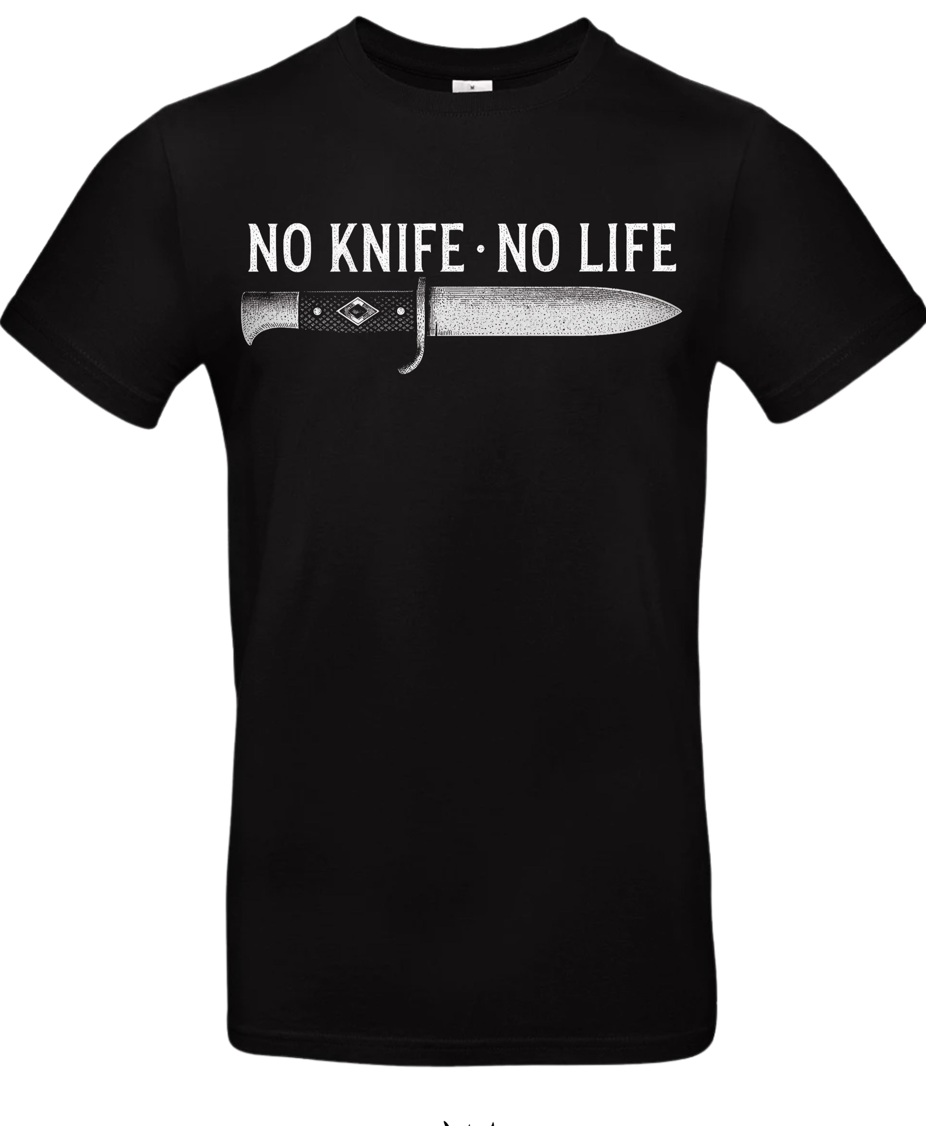 No Knife No Life T-Hemd