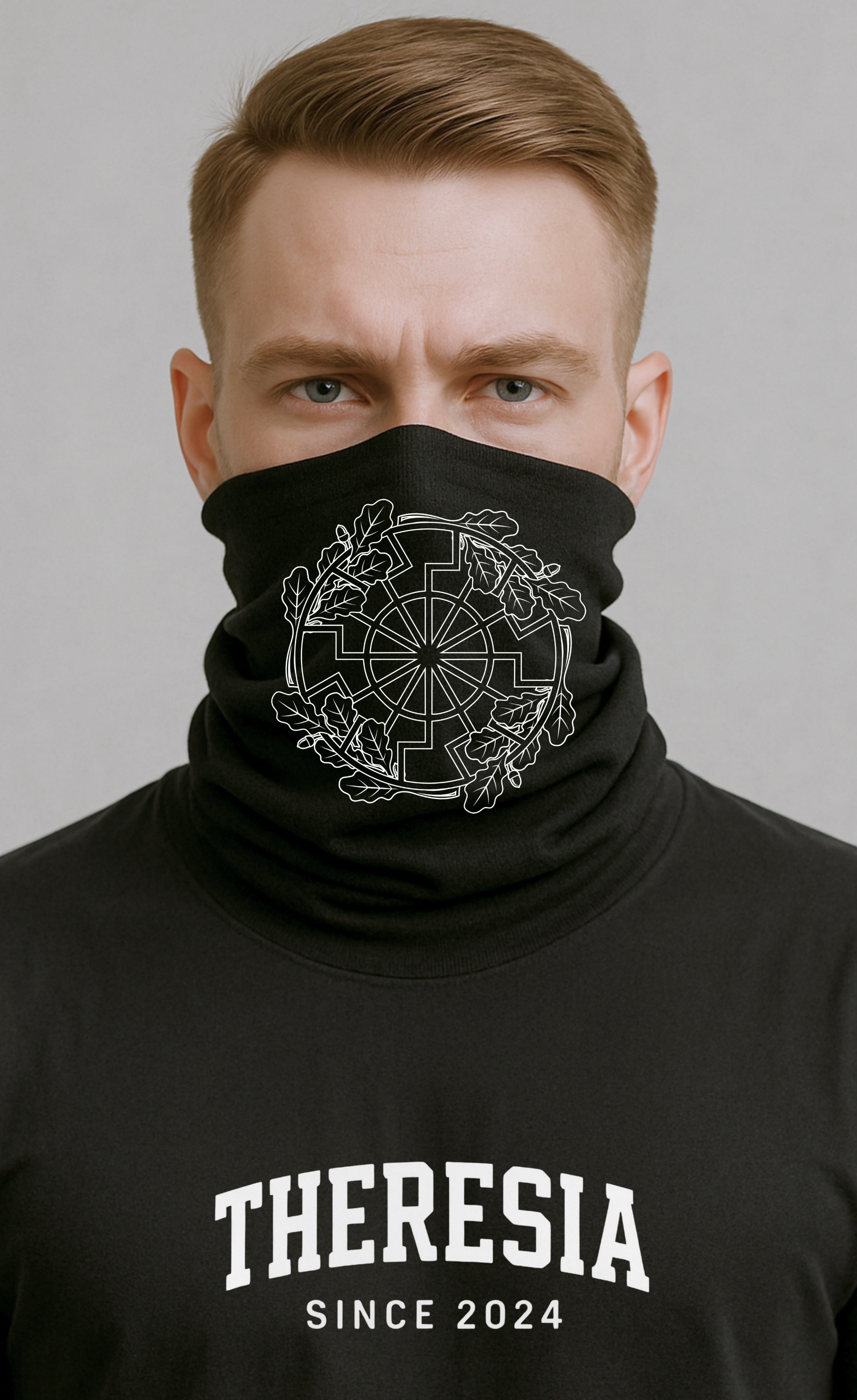 Schlauchschal Schwarze Sonne